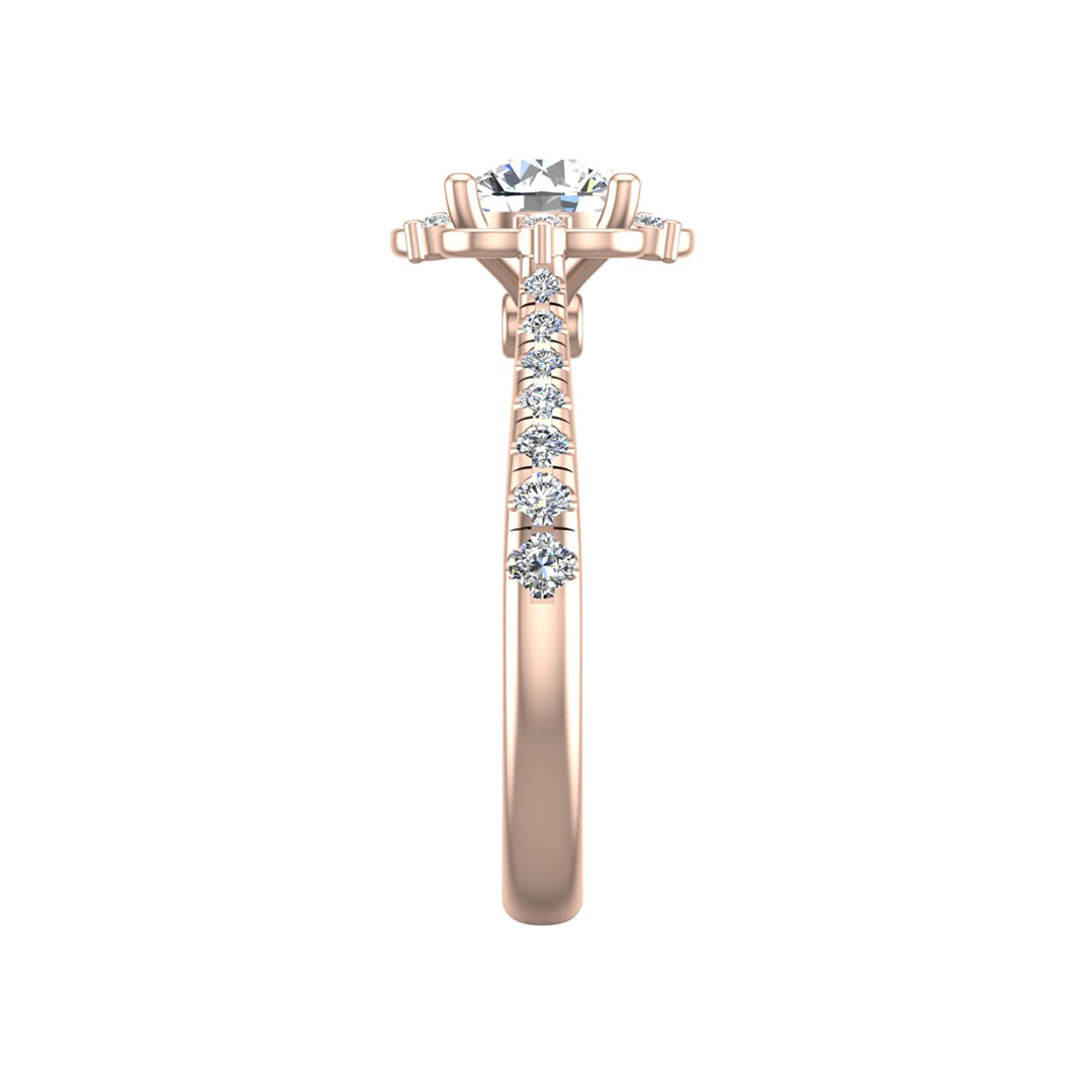 Oaklynn Halo Engagement Ring